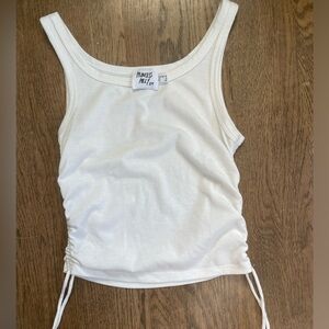 Princess Polly White Rouged Tank Top